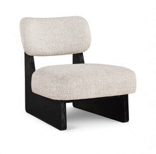 Load image into Gallery viewer, Vetra - Linen Textured Fabric Upholstered Accent Chair With Black Base

