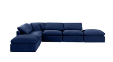 Load image into Gallery viewer, Indulge - Velvet 6 Piece Modular Armless Sectional
