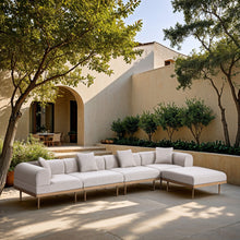 Load image into Gallery viewer, Laguna - 5 Piece 106.5" Upholstered Outdoor Patio Modular Sectional

