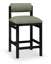 Load image into Gallery viewer, Roundhill - Faux Leather Counter Stool - Black Frame
