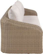 Load image into Gallery viewer, Seacrest - Olefin Water Resistant Fabric And Wicker 3 Piece Outdoor Patio Modular Sofa
