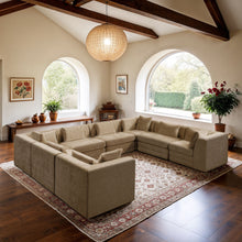 Load image into Gallery viewer, Stellar - 8 Piece Chenille Fabric Upholstered Modular Sectional
