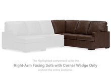 Load image into Gallery viewer, McDowlan - RAF Sofa With Corner Wedge - Coffee

