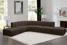 Load image into Gallery viewer, Arc - Boucle Fabric 7 Piece Corner Modular Sofa
