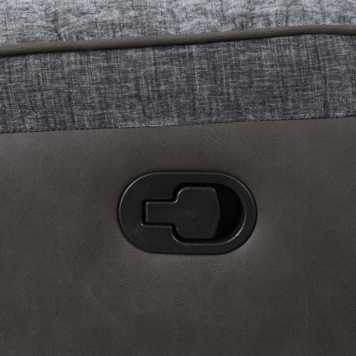 U177 - Motion Loveseat - Charcoal Gray
