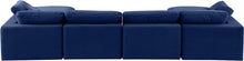 Load image into Gallery viewer, Comfy - 6 Piece Velvet Modular Double Chaise Sectional

