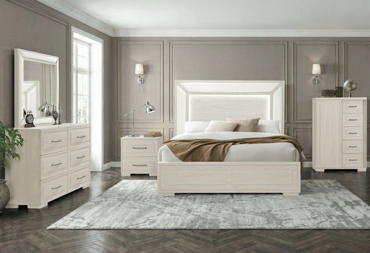 Clara - Nightstand - Beige