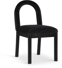Load image into Gallery viewer, Conrad - Velvet Dining Chair With Black Legs
