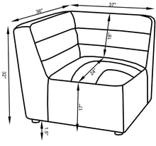 Load image into Gallery viewer, Sunny Upholstered Corner Chair - Ego Home Furniture
