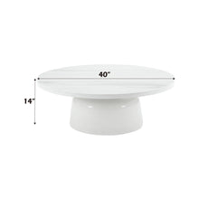 Load image into Gallery viewer, Zaid - Engineering Marble High Gloss Table
