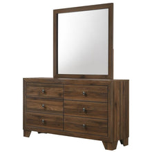 Load image into Gallery viewer, Crown Mark Millie Mirror in Brown Cherry
