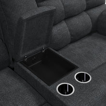 Load image into Gallery viewer, Wilhurst Reclining Loveseat with Console
