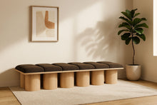 Load image into Gallery viewer, Pavilion - 12 Piece Modular Bench With Natural Base
