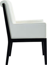 Load image into Gallery viewer, Gwendolyn - Faux Leather Dining Arm Chair With Black Frame
