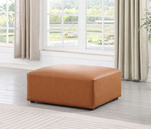 Load image into Gallery viewer, Cube - Ottoman - Cognac
