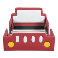 Load image into Gallery viewer, Race Car Shaped Platform Bed With Wheels
