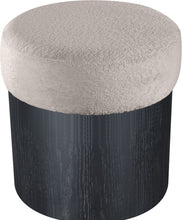 Load image into Gallery viewer, Nimes - Ottoman / Stool With Black Base
