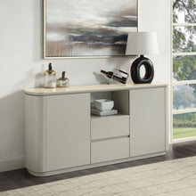 Load image into Gallery viewer, Ingram - Ceramic Top Server - Light Gray
