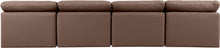 Load image into Gallery viewer, Indulge - Faux Leather 4 Seat Modular Armless Sofa
