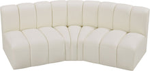 Load image into Gallery viewer, Arc - Faux Leather 3 Piece Modular Corner Sofa
