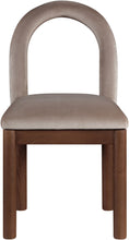 Load image into Gallery viewer, Conrad - Velvet Dining Chair With Brown Legs
