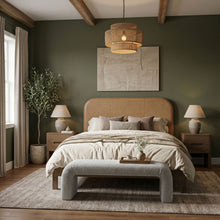 Load image into Gallery viewer, Caswell - Upholstered Bed
