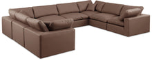Load image into Gallery viewer, Comfy - 8 Piece Faux Leather Modular Sectional
