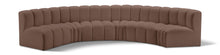Load image into Gallery viewer, Arc - Faux Leather 6 Piece U-Shaped Modular Sofa
