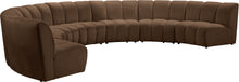 Load image into Gallery viewer, Infinity - 7 Piece Modular Sectional - Brown

