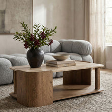 Load image into Gallery viewer, Calabria - Marble And Oak Wood Table
