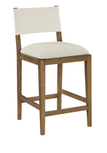 Load image into Gallery viewer, Avon - Linen Textured Performance Fabric Counter Stool
