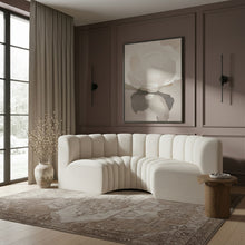 Load image into Gallery viewer, Arc - Boucle Fabric 4 Piece U-Shaped Modular Sofa
