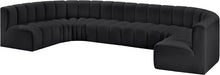 Load image into Gallery viewer, Arc - Faux Leather Modular U-Shaped Sectional
