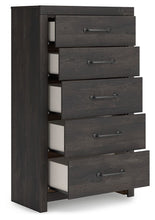 Load image into Gallery viewer, Hollivern - Five Drawer Chest - Dark Gray

