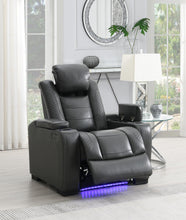 Load image into Gallery viewer, U93 - LED Power Reclining With Power Headrest Chair - Gray
