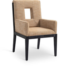Load image into Gallery viewer, Gwendolyn - Dining Arm Chair With Black Frame
