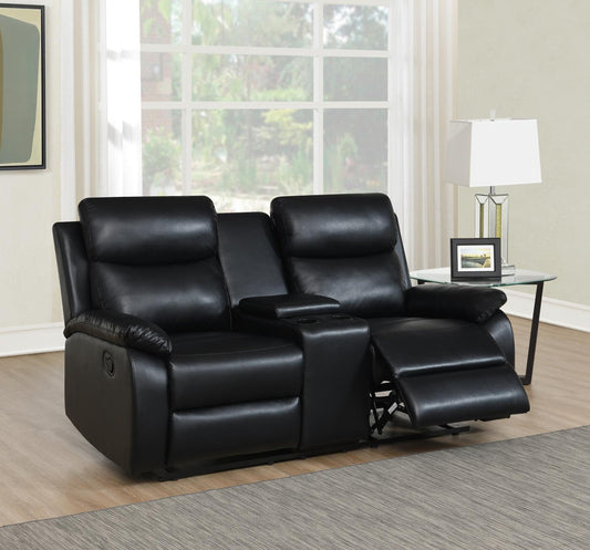 U184 - Motion Loveseat - Black