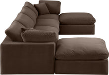 Load image into Gallery viewer, Comfy - 6 Piece Velvet Modular Double Chaise Sectional
