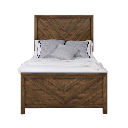 Biscayne - 4/6 Full Headboard, Footboard, & Slats - Sable