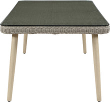 Load image into Gallery viewer, Seacrest - Tempered Glass Top And Wicker Outdoor Patio Dining Table
