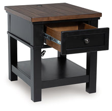 Load image into Gallery viewer, Wildenauer - Rectangular End Table - Brown / Black
