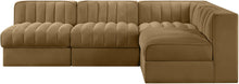 Load image into Gallery viewer, Rummi - Armless Velvet Performance Fabric Upholstered 4 Piece Modular Sectional
