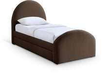 Load image into Gallery viewer, Andaz - Chenille Fabric Upholstered Trundle Bed
