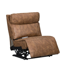 Load image into Gallery viewer, Kyra - Armless Recliner With Power Headrest, Footrest, Massage, Heat - Saddle
