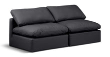Load image into Gallery viewer, Indulge - Faux Leather 2 Seat Modular Armless Sofa

