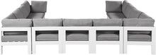 Load image into Gallery viewer, Nizuc - Outdoor Patio 11 Piece Modular Sectional With White Frame
