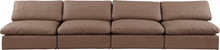 Load image into Gallery viewer, Comfy - Faux Leather Modular Armless Sofa 4 Seats
