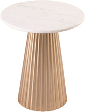 Load image into Gallery viewer, Cindra - Genuine Marble Top And Iron Base Table
