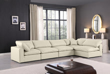 Load image into Gallery viewer, Comfy - 5 Piece Faux Leather Modular Sectional
