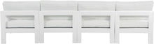 Load image into Gallery viewer, Nizuc - Outdoor Patio 4 Seat Armless Modular Sofa With White Frame
